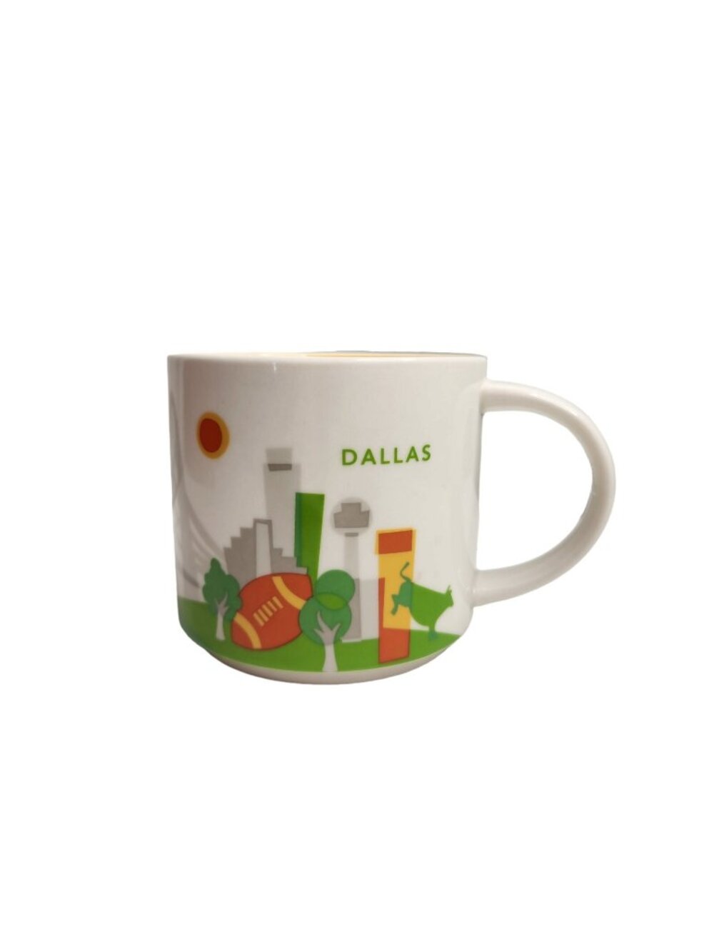 2014 STARBUCKS DALLAS "You Are Here" YAH, Coffee Mug 14 oz